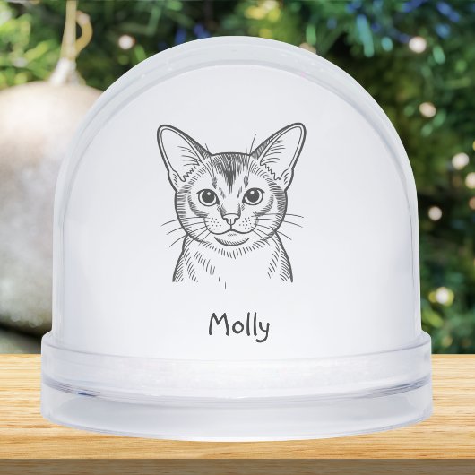Personalized Abyssinian Cat Christmas