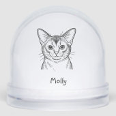 Personalized Abyssinian Cat Christmas (正面)