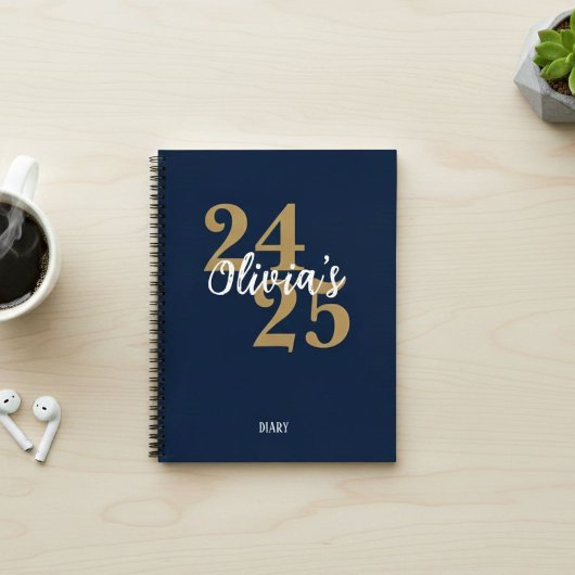 Personalized Academic Diary 2024-2025  ノートブック