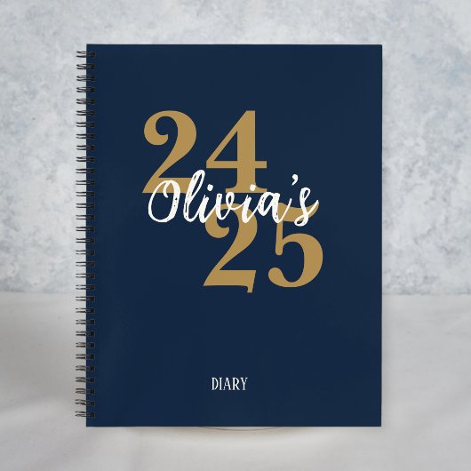 Personalized Academic Diary 2024-2025  ノートブック