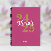 Personalized Academic Diary 2024-2025 ノートブック