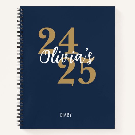Personalized Academic Diary 2024-2025  ノートブック (正面)