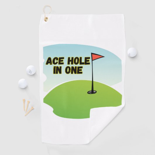  Personalized Ace Hole in One ゴルフタオル (インサイチュ)