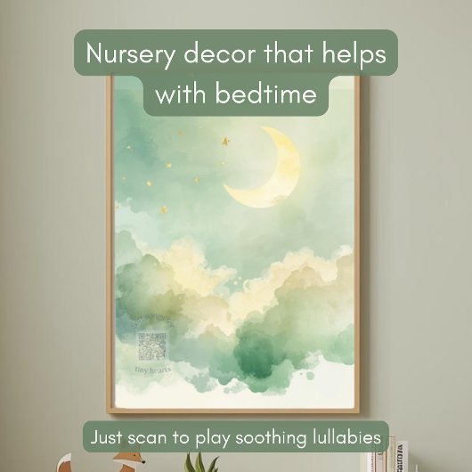 Personalized Acrylic Nursery Sign | Moon & Stars アクリルサイン