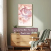 Personalized Acrylic Nursery Sign | Pastel Moon アクリルサイン