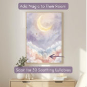 Personalized Acrylic Nursery Sign | Pastel Moon アクリルサイン