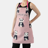 Personalized Adorable Panda Pattern エプロン (インサイチュ)