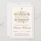 Personalized Adult Baptism Invitation 招待状 (正面)