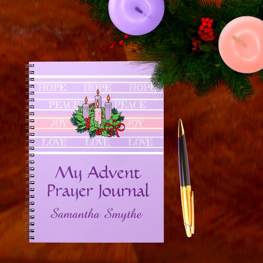 Personalized Advent Prayer Journal ノートブック
