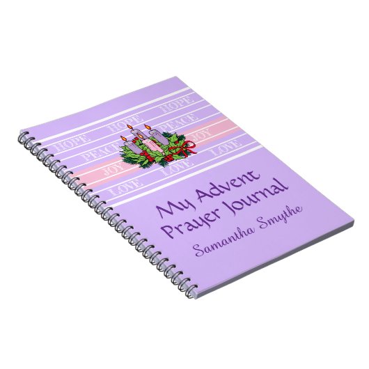 Personalized Advent Prayer Journal ノートブック (右側)