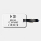 Personalized|| adventure||スコットランド ラゲッジタグ (裏面横)