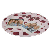 Personalized Aesthetic Cherry Pattern Name Gift カッティングボード (角)