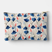 Personalized Aesthetic Patriotic Wildflowers アクセサリーポーチ (裏面)
