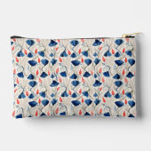 Personalized Aesthetic Patriotic Wildflowers アクセサリーポーチ (裏面)