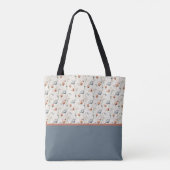 Personalized Aesthetic Patriotic Wildflowers トートバッグ (裏面)