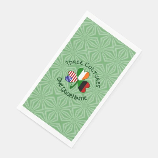 Personalized African Diaspora Ireland USA Shamrock (コーナー)