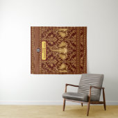 Personalized African: Elephant Mara Glory | Luxury タペストリー (インサイチュ(横))