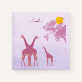 Personalized African Safari ノートブック