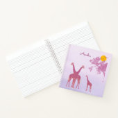 Personalized African Safari  ノートブック (内部)