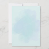 Personalized Airplane Boy Birthday Invitation 招待状 (裏面)