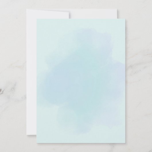 Personalized Airplane Boy Birthday Invitation 招待状 (裏面)