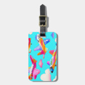 Personalized Airplane luggage tag ラゲッジタグ (正面縦)