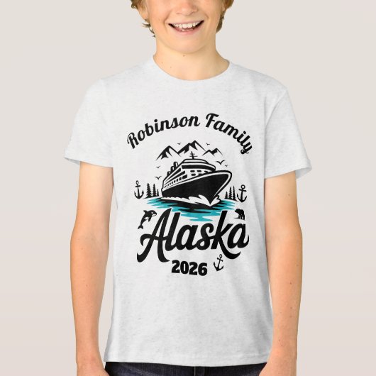 Personalized Alaska Cruise トライブレンドＴシャツ (正面)