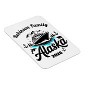 Personalized Alaska Cruise Door Marker マグネット (右側)