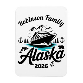 Personalized Alaska Cruise Door Marker マグネット