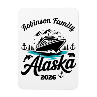 Personalized Alaska Cruise Door Marker マグネット