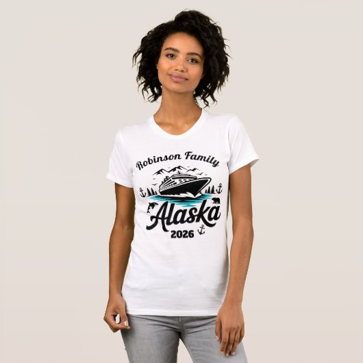 Personalized Alaska Cruise Tシャツ (正面フル)