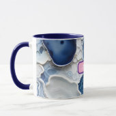 Personalized Alcohol Ink Style Mug with Name, gift マグカップ (左)