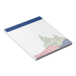 Personalized American Flag Patriotic USA  ノートパッド