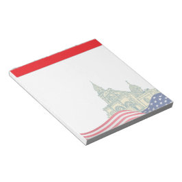 Personalized American Flag Patriotic USA  ノートパッド