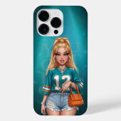 Personalized American Football Fan Phone Case iPhoneケース (裏面)