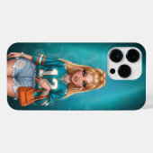 Personalized American Football Fan Phone Case iPhoneケース (裏面横)