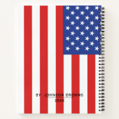 Personalized american Notebook ノートブック (裏面)