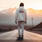 Personalized American Soccer Athlete Patriotic  パーカ