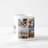 Personalized Amsterdam Travel Photo Mug コーヒーマグカップ (中央)