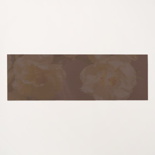 Personalized and elegant floral ヨガマット (裏面(横))