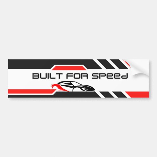 personalized and resistant car stickers バンパーステッカー (正面)