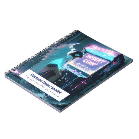 Personalized Anime Themed Notebook ノートブック (左側)