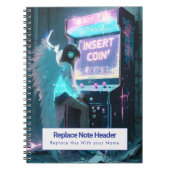 Personalized Anime Themed Notebook ノートブック (正面)