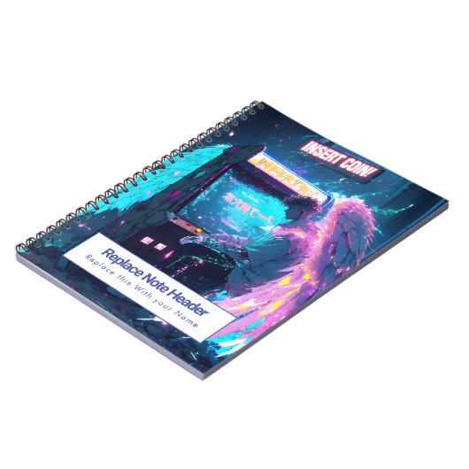 Personalized Anime Themed Notebook ノートブック (左側)