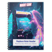 Personalized Anime Themed Notebook ノートブック (正面)