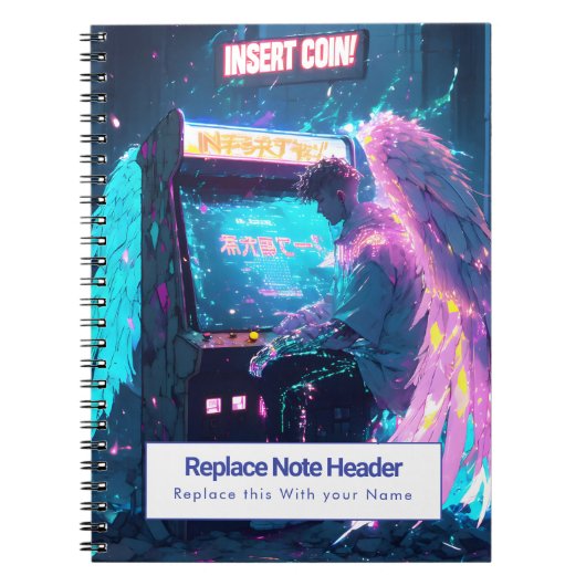 Personalized Anime Themed Notebook ノートブック (正面)