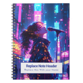 Personalized Anime Themed Notebook ノートブック