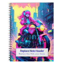 Personalized Anime Themed Notebook ノートブック