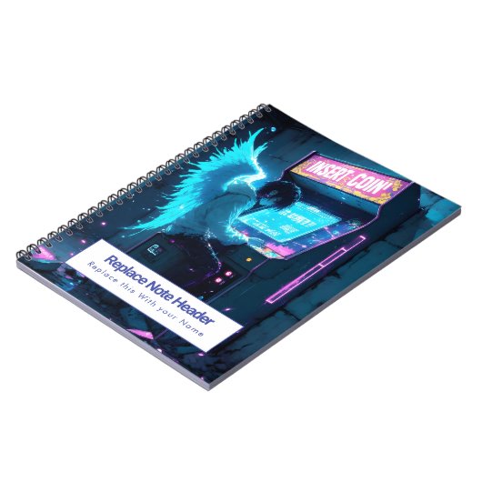 Personalized Anime Themed Notebook ノートブック (左側)