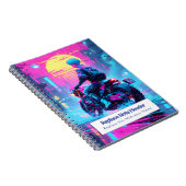 Personalized Anime Themed Notebook ノートブック (右側)
